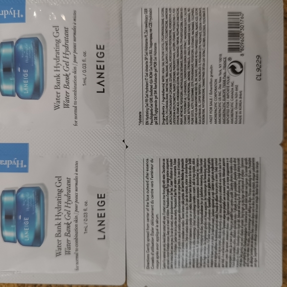 Moisturizer samples vichy philosophy laneige - Picture 4 of 7